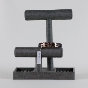 BCBGeneration Black and Rose Gold Bracelet